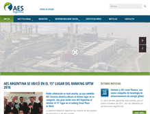 Tablet Screenshot of aesargentina.com.ar